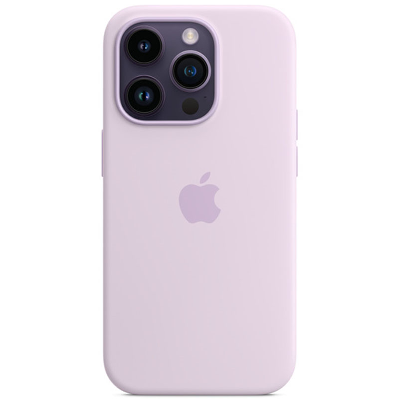 Чохол Silicone Case Full Protective (AA) для Apple iPhone 14 Pro Max (6.7") (Бузковий / Lilac)