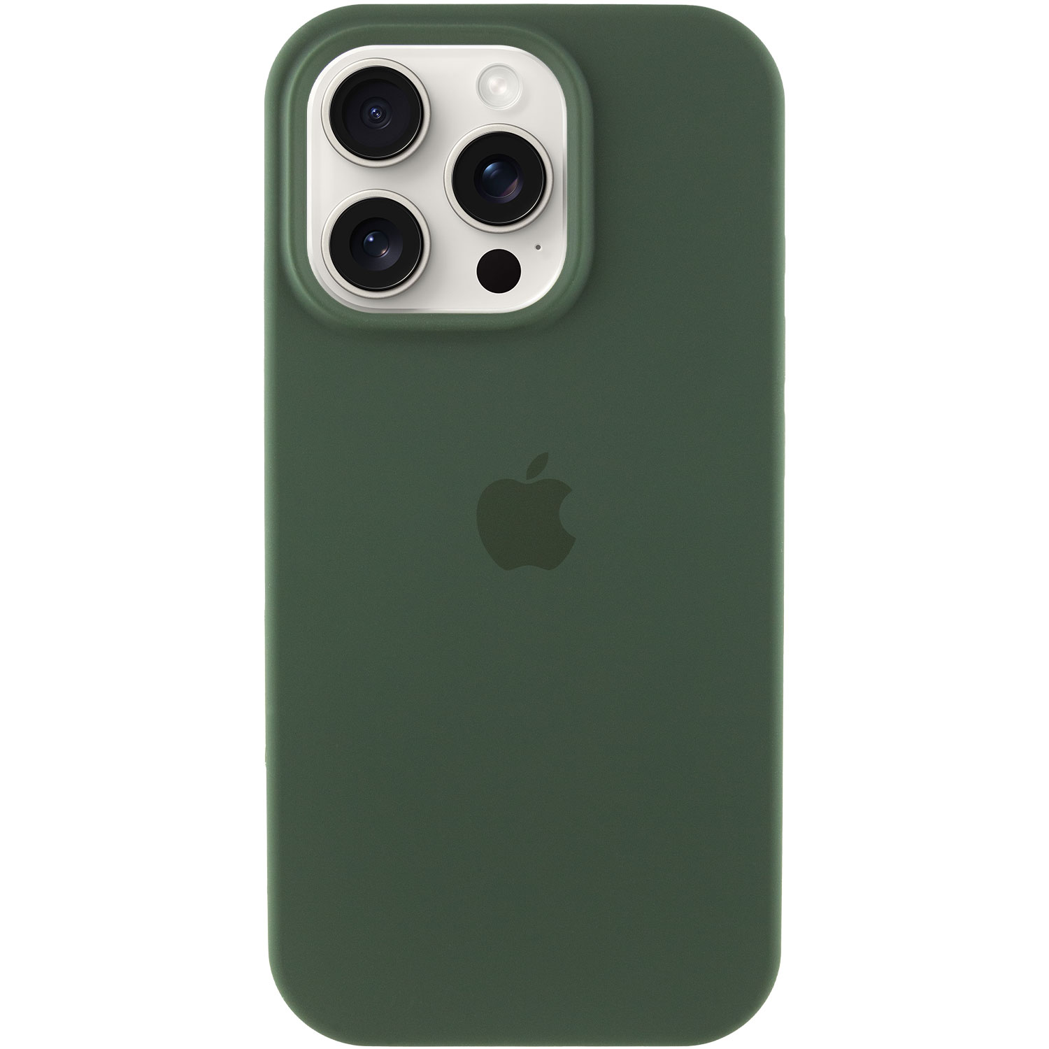 Чехол Silicone Case Full Protective (AA) для Apple iPhone 14 Pro Max (6.7") (Зеленый / Cyprus Green)