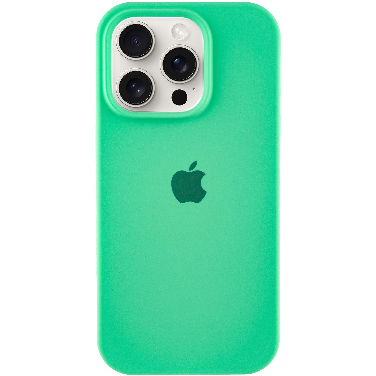 Чехол Silicone Case Full Protective (AA) для Apple iPhone 15 Pro (6.1") (Зеленый / Spearmint)