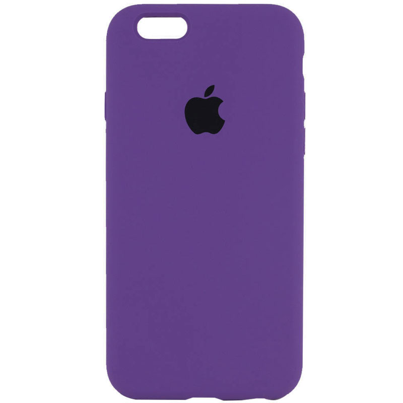 Чехол Silicone Case Full Protective (AA) для Apple iPhone 6/6s (4.7") (Фиолетовый / Amethyst)