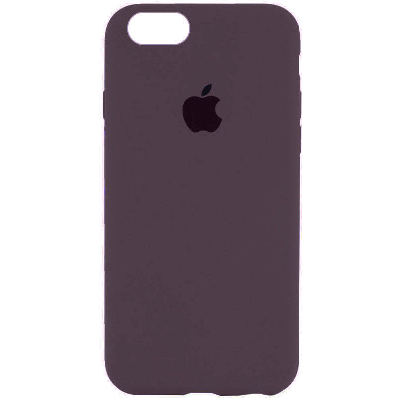 Чохол Silicone Case Full Protective (AA) для Apple iPhone 6/6s (4.7") (Фіолетовий / Elderberry)