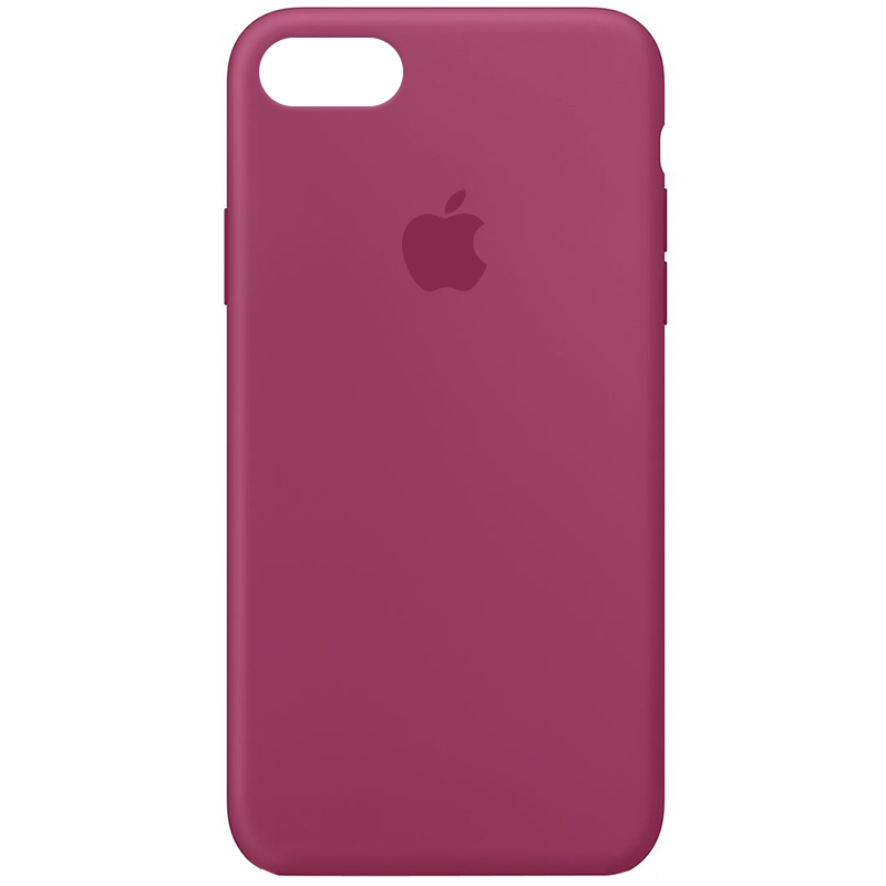 Чехол Silicone Case Full Protective (AA) для Apple iPhone 6/6s (4.7") (Малиновый / Pomegranate)