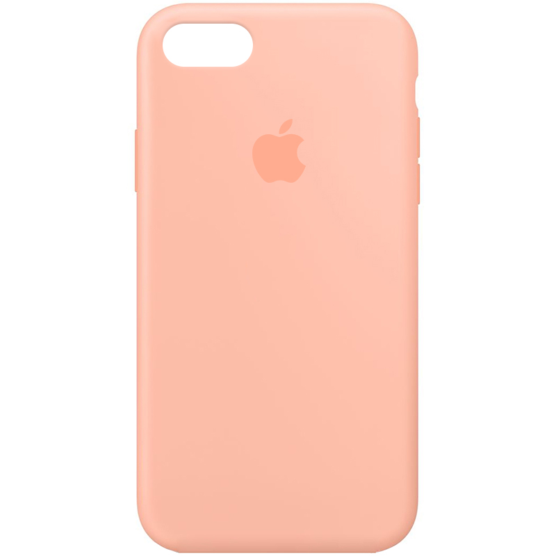 Чохол Silicone Case Full Protective (AA) для Apple iPhone 6/6s (4.7") (Помаранчевий / Grapefruit)