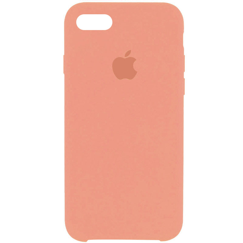 Чохол Silicone Case Full Protective (AA) для Apple iPhone 6/6s (4.7") (Рожевий / Peach)