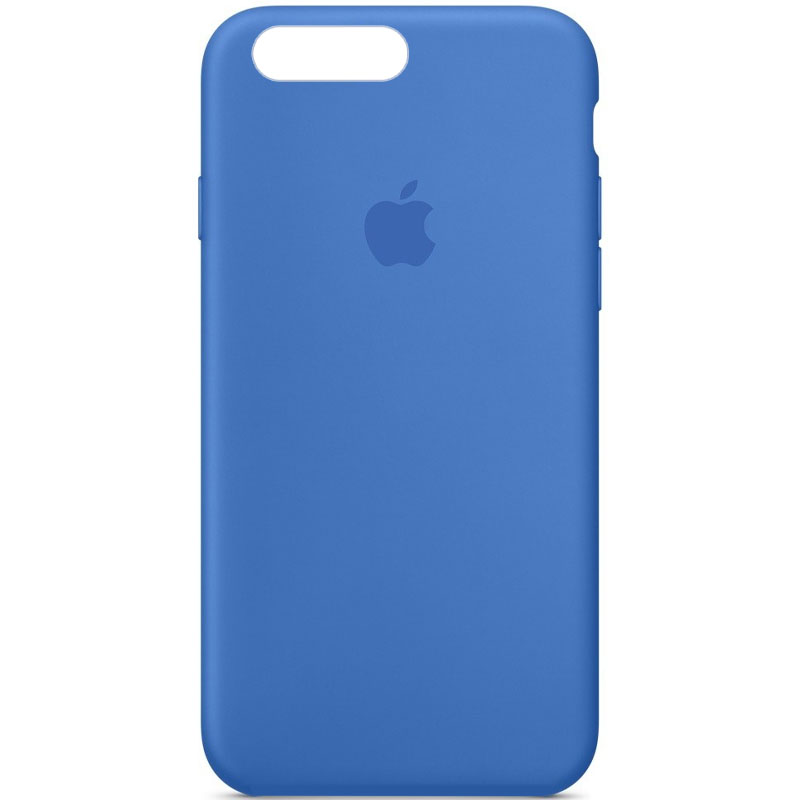 Чехол Silicone Case Full Protective (AA) для Apple iPhone 7 plus / 8 plus (5.5") (Синий / Capri Blue)