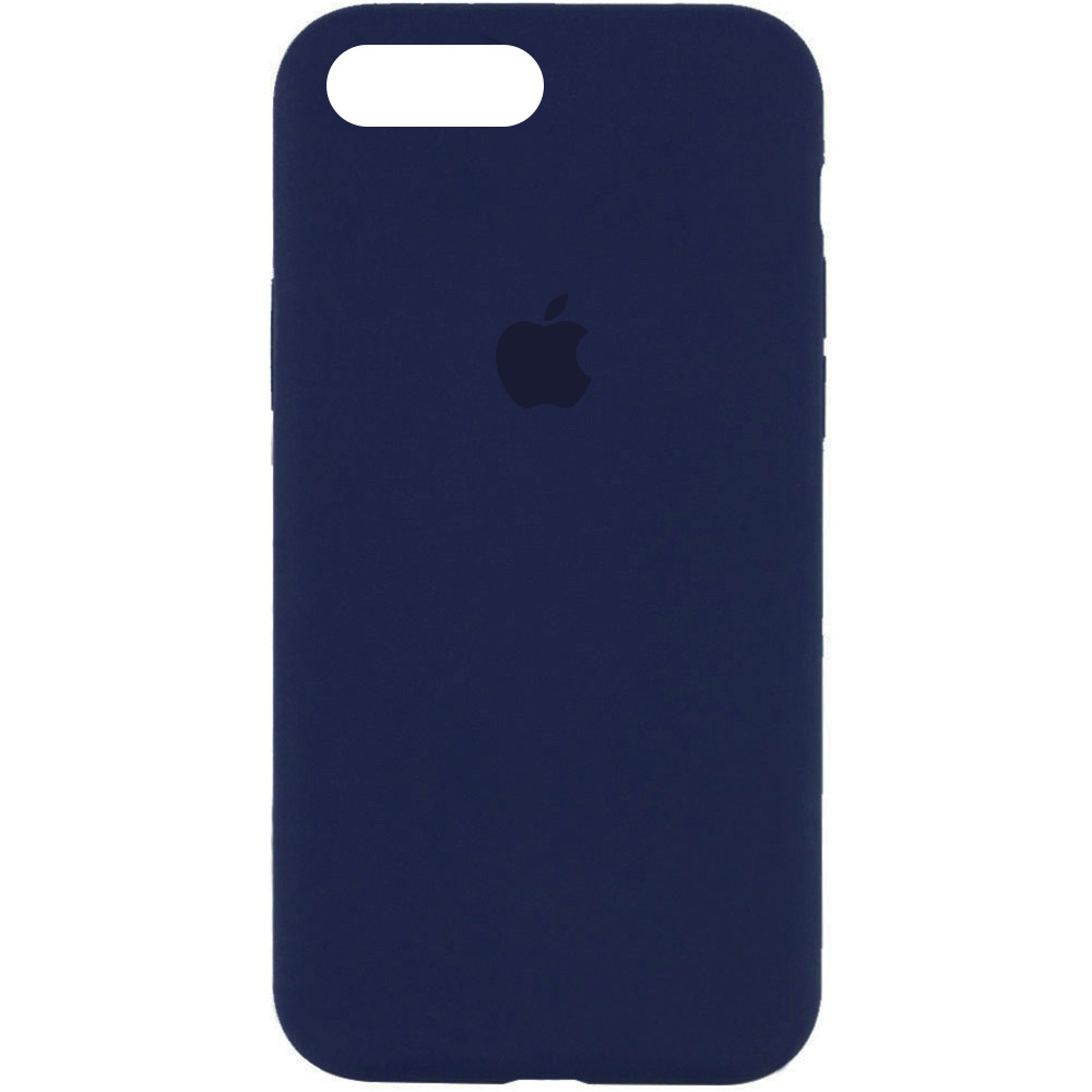 Чехол Silicone Case Full Protective (AA) для Apple iPhone 7 plus / 8 plus (5.5") (Синий / Deep navy)