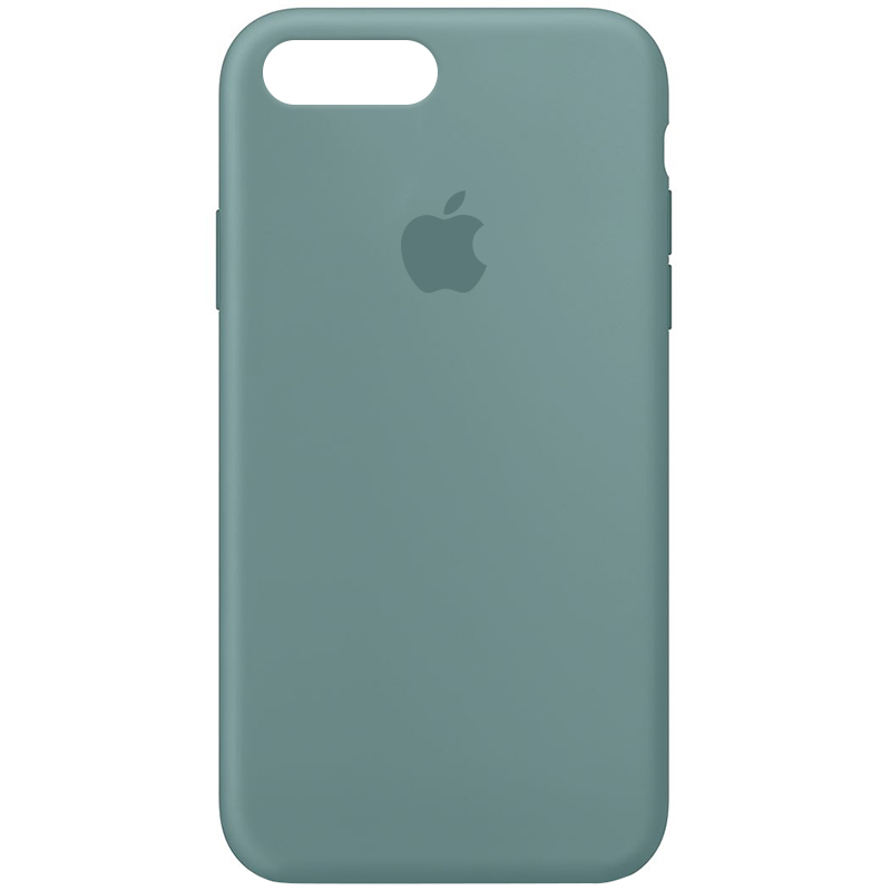Чехол Silicone Case Full Protective (AA) для Apple iPhone 8 plus (5.5'') (Зеленый / Cactus)