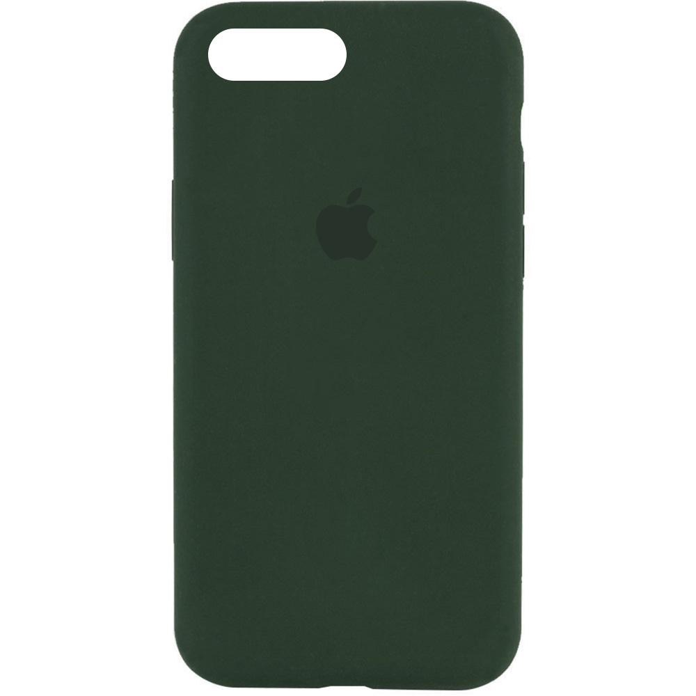 Чехол Silicone Case Full Protective (AA) для Apple iPhone 7 plus / 8 plus (5.5") (Зеленый / Cyprus Green)