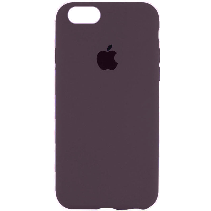 Чехол Silicone Case Full Protective (AA) для Apple iPhone SE (2022) (Фиолетовый / Elderberry)