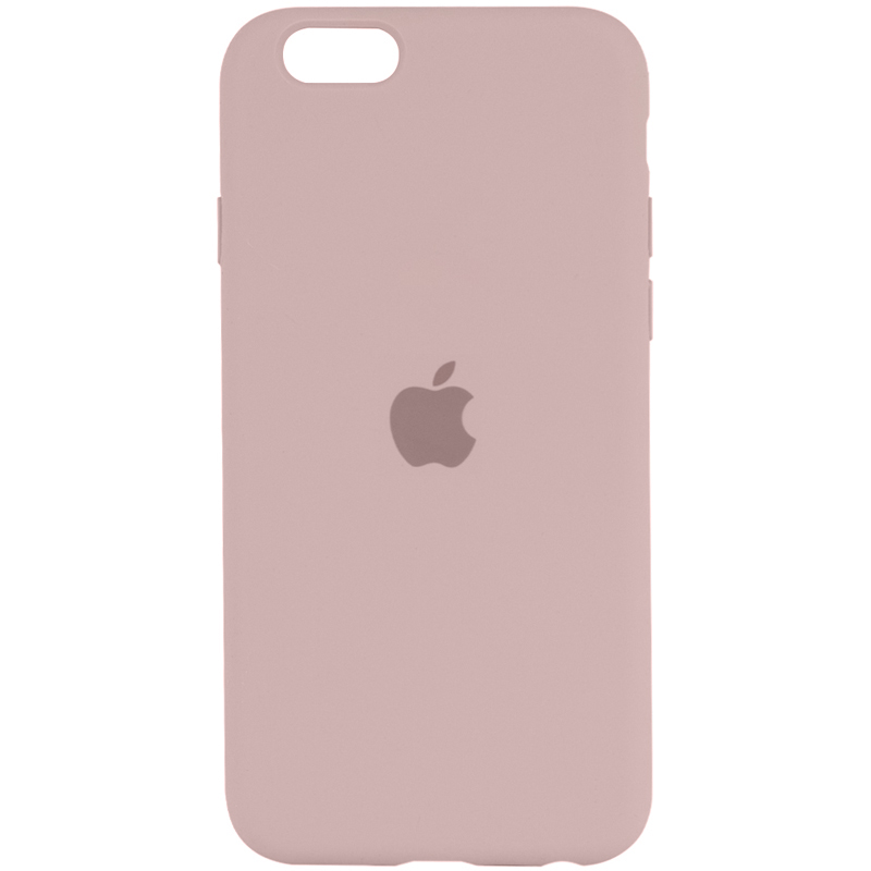 Чохол Silicone Case Full Protective (AA) для Apple iPhone SE (2020) (Рожевий / Chalk Pink)