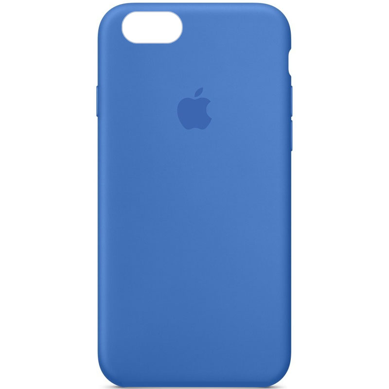 Чохол Silicone Case Full Protective (AA) для Apple iPhone SE (2022) (Синій / Capri Blue)