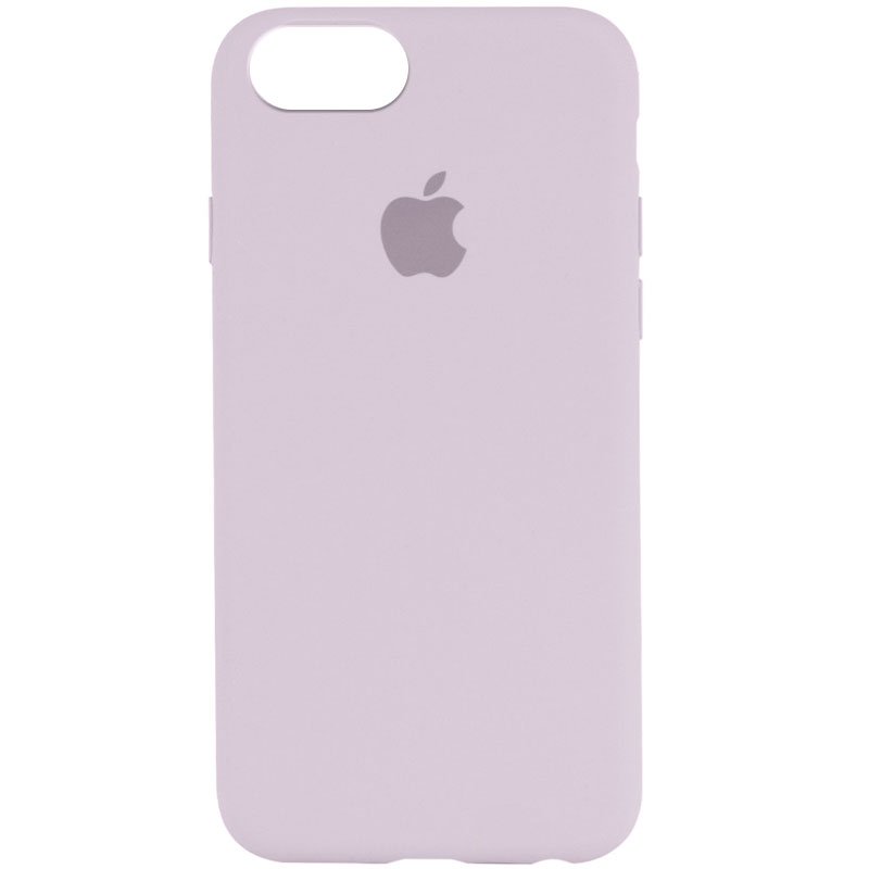 Чехол Silicone Case Full Protective (AA) для Apple iPhone SE (2022) (Сиреневый / Lilac)