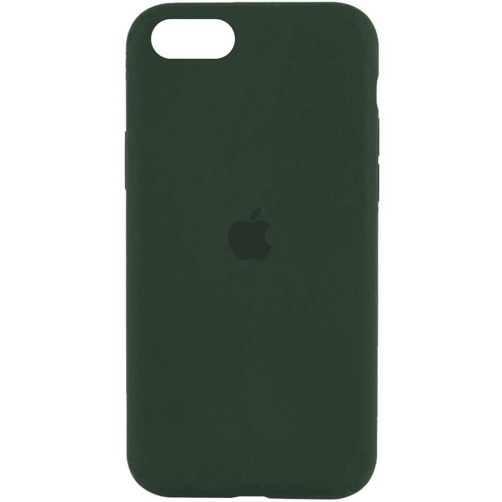 Чохол Silicone Case Full Protective (AA) для Apple iPhone SE (2020) (Зелений / Cyprus Green)