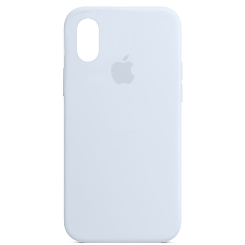 Чехол Silicone Case Full Protective (AA) для Apple iPhone XR (6.1") (Голубой / Cloud Blue)