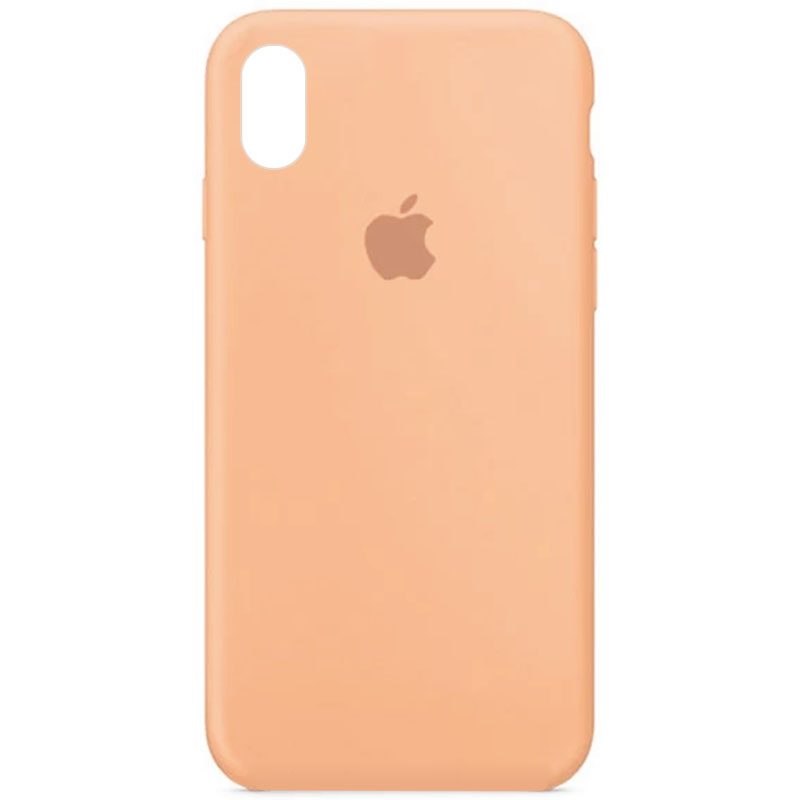 Чехол Silicone Case Full Protective (AA) для Apple iPhone XR (6.1") (Оранжевый / Cantaloupe)
