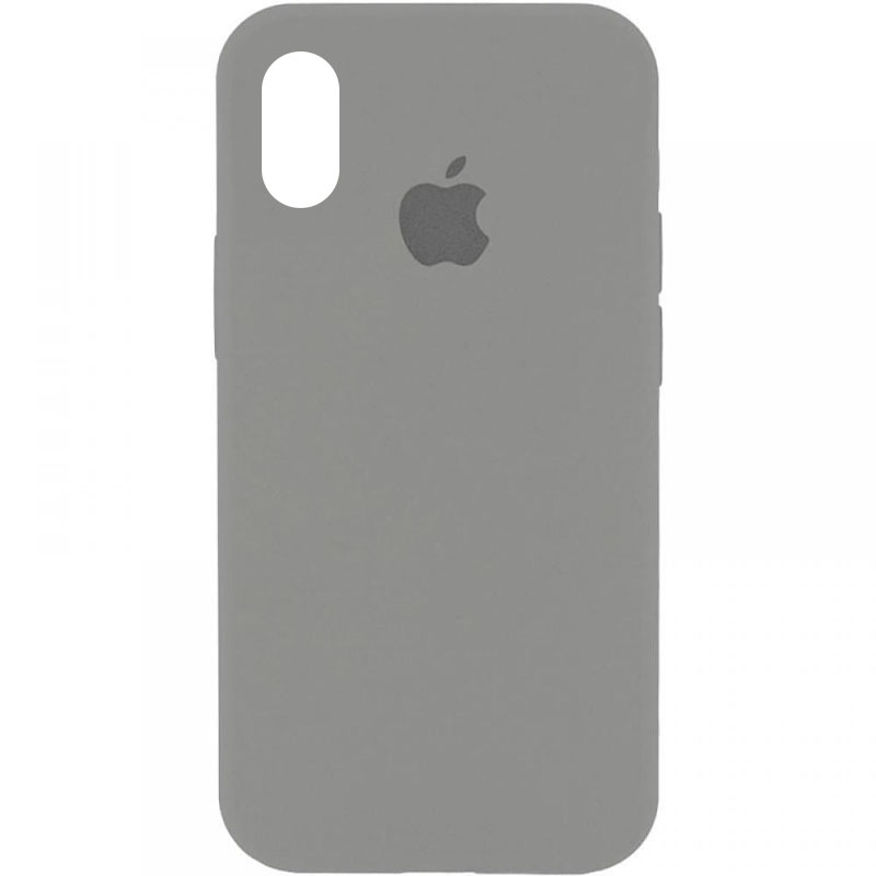 Чохол Silicone Case Full Protective (AA) для Apple iPhone XR (6.1") (Сірий / Pewter)