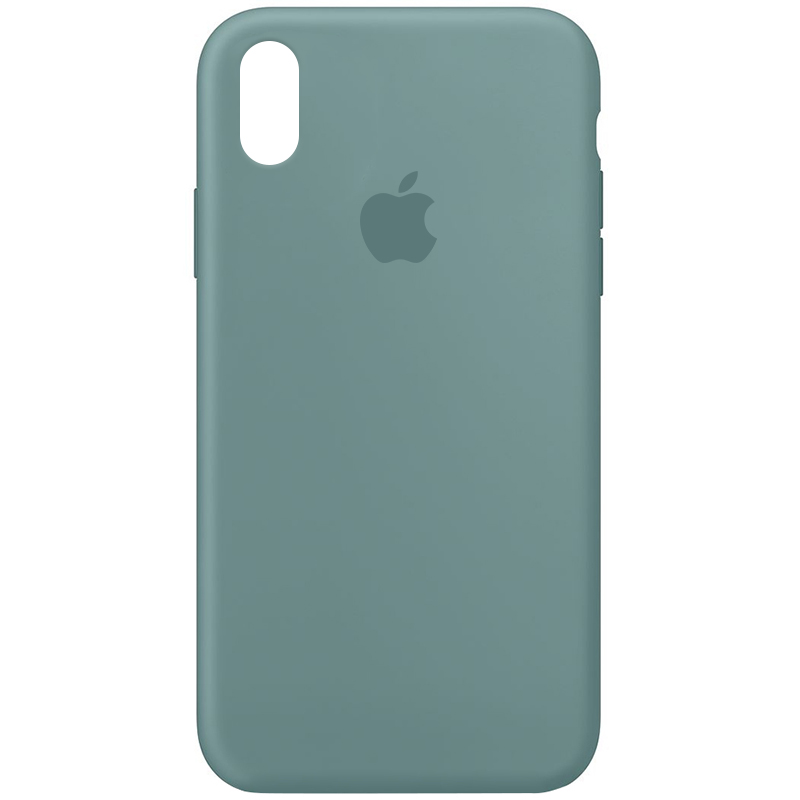 Чехол Silicone Case Full Protective (AA) для Apple iPhone XR (6.1") (Зеленый / Cactus)