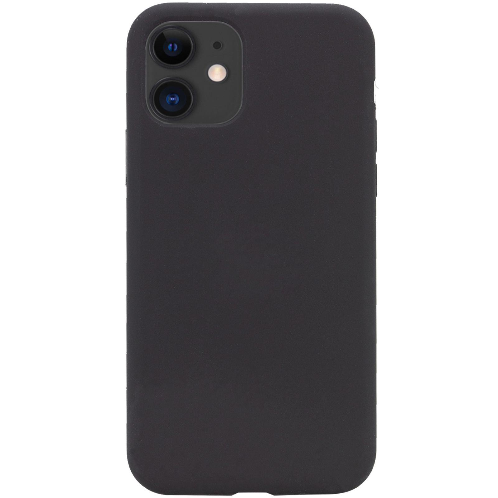 Чехол Silicone Case Full Protective (AA) NO LOGO для Apple iPhone 11 (6.1") (Черный / Black)