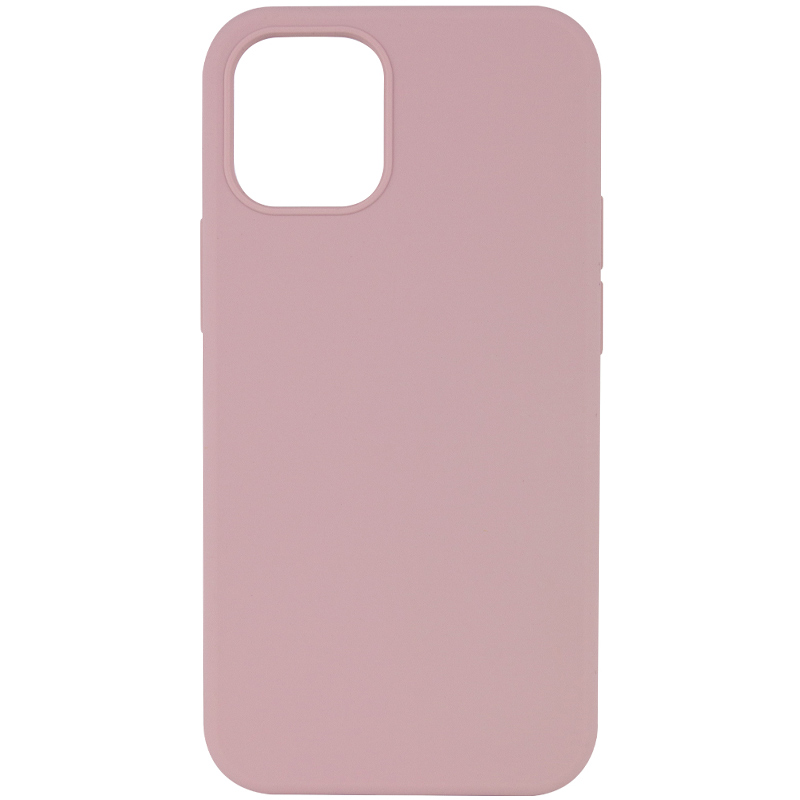 Чохол Silicone Case Full Protective (AA) NO LOGO для Apple iPhone 11 Pro Max (6.5") (Рожевий / Pink Sand)