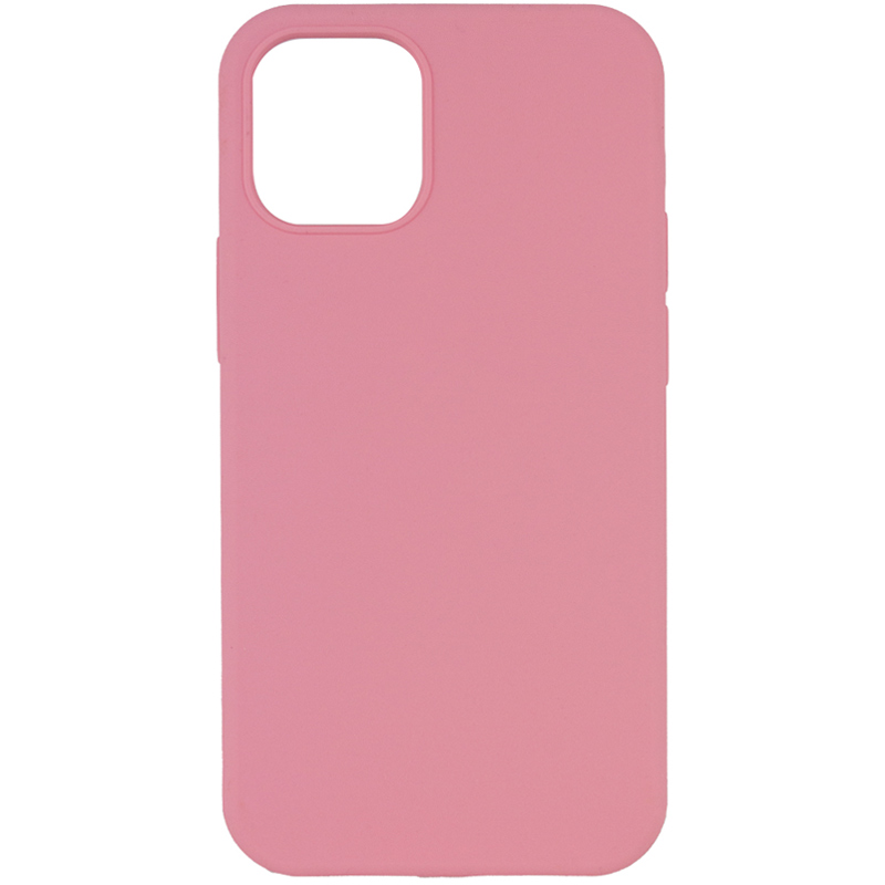 Чохол Silicone Case Full Protective (AA) NO LOGO для Apple iPhone 12 Pro (Рожевий / Light pink)