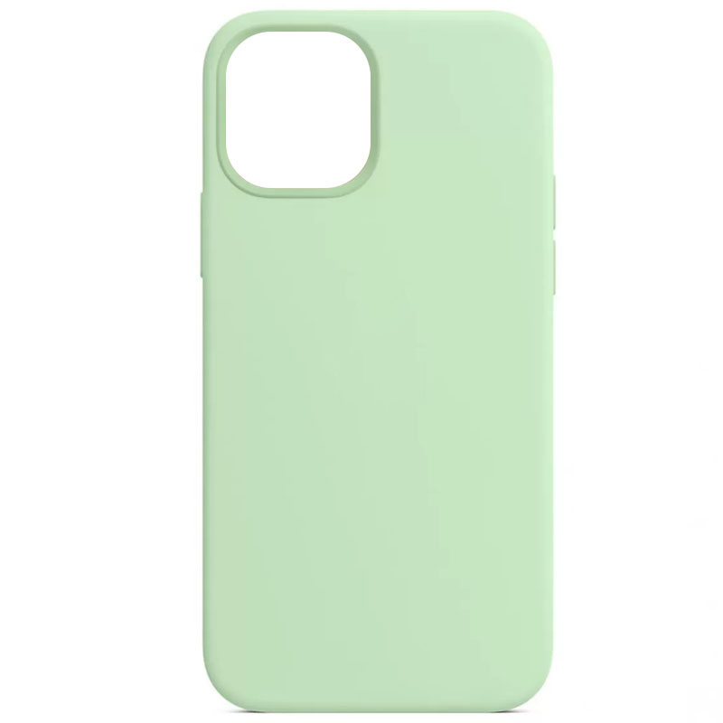 Чехол Silicone Case Full Protective (AA) NO LOGO для Apple iPhone 13 mini (5.4") (Зеленый / Pistachio)