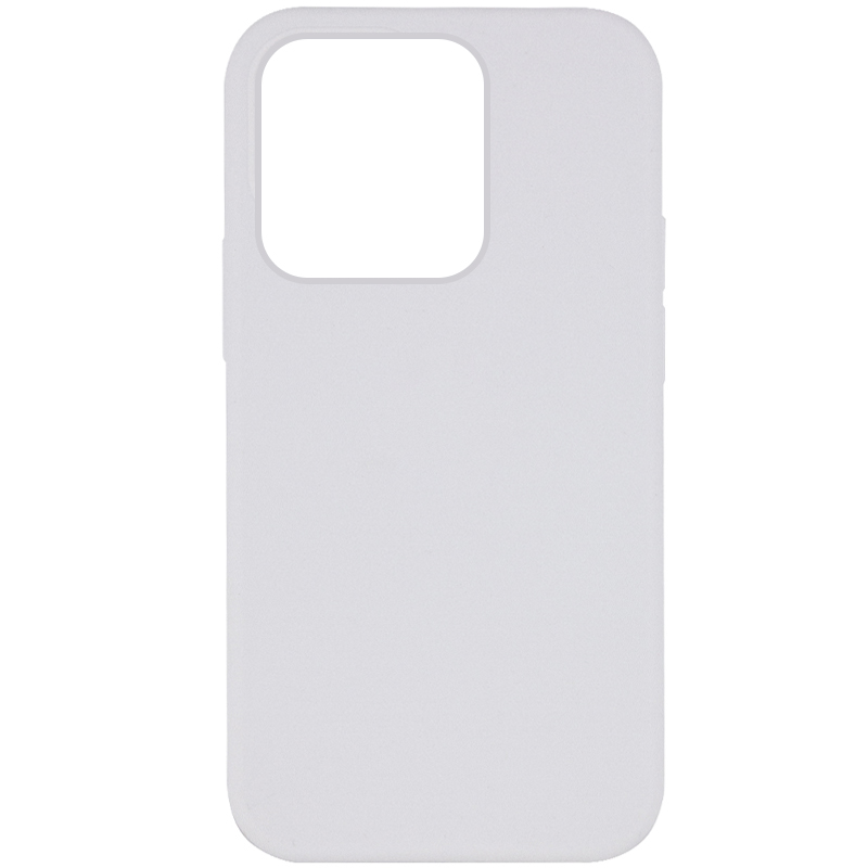 Чохол Silicone Case Full Protective (AA) NO LOGO для Apple iPhone 13 Pro (6.1") (Білий / White)