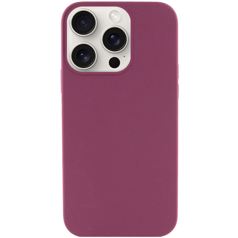Чехол Silicone Case Full Protective (AA) NO LOGO для Apple iPhone 13 Pro (6.1") (Бордовый / Plum)