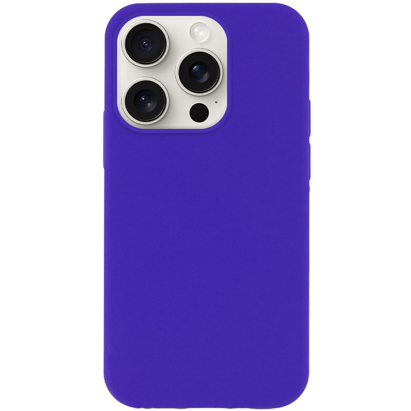 Чехол Silicone Case Full Protective (AA) NO LOGO для Apple iPhone 13 Pro (6.1") (Фиолетовый / Ultra Violet)