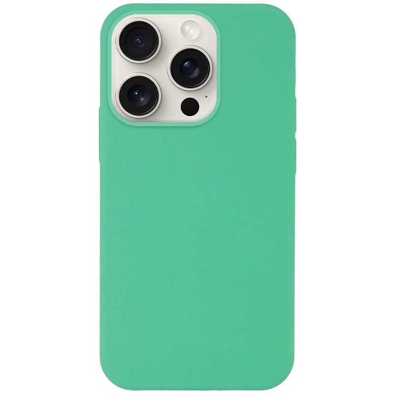 Чехол Silicone Case Full Protective (AA) NO LOGO для Apple iPhone 13 Pro Max (6.7") (Зеленый / Spearmint)