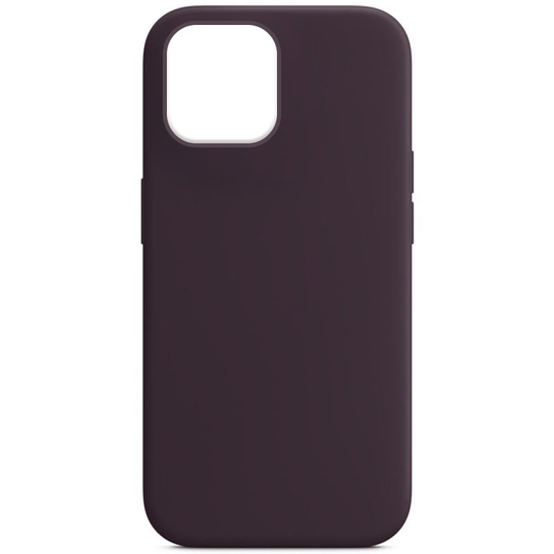 Чехол Silicone Case Full Protective (AA) NO LOGO для Apple iPhone 14 (6.1") (Фиолетовый / Elderberry)