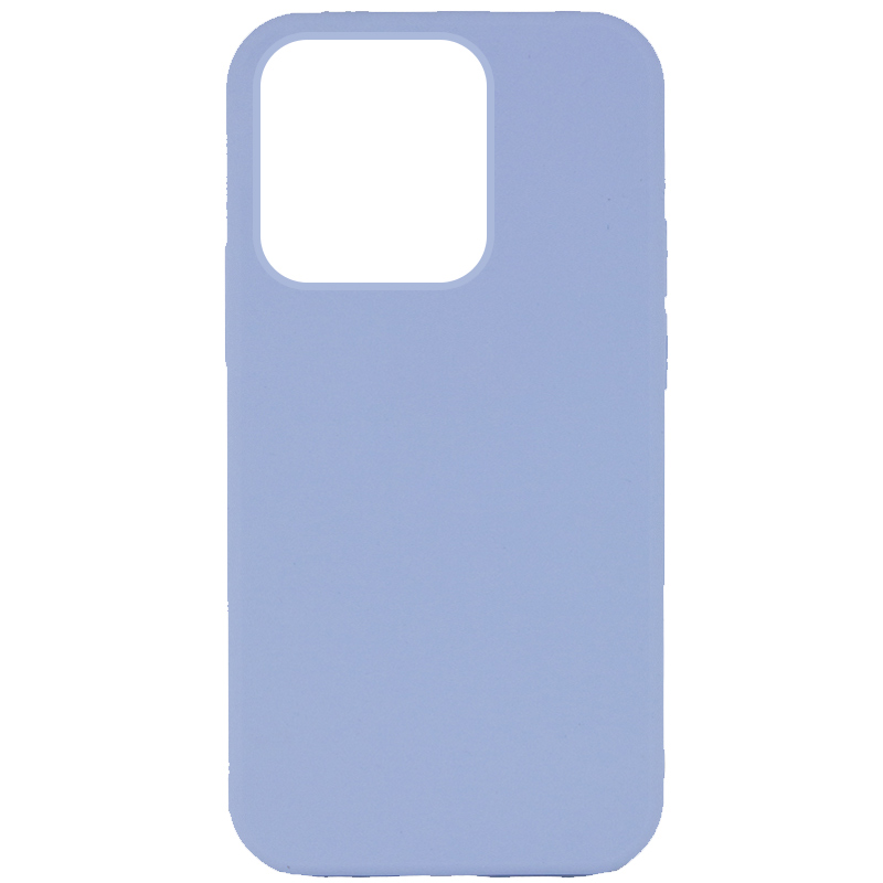 Чохол Silicone Case Full Protective (AA) NO LOGO для Apple iPhone 14 Pro (6.1") (Блакитний / Lilac Blue)