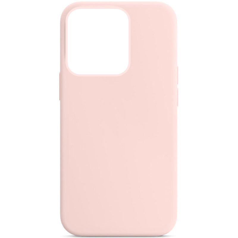 Чохол Silicone Case Full Protective (AA) NO LOGO для Apple iPhone 14 Pro (6.1") (Рожевий / Chalk Pink)