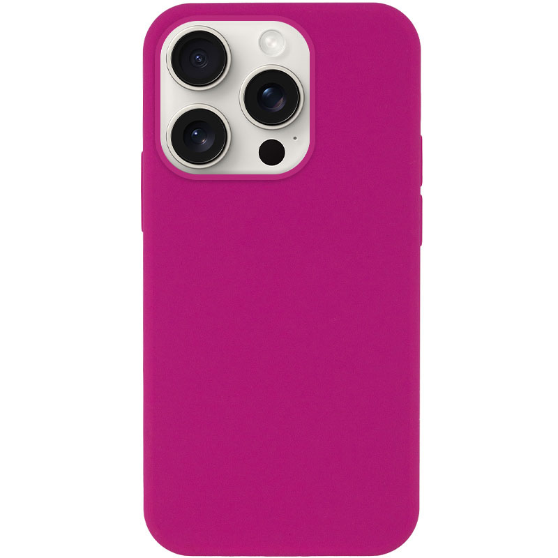 Чехол Silicone Case Full Protective (AA) NO LOGO для Apple iPhone 14 Pro Max (6.7") (Малиновый / Dragon Fruit)