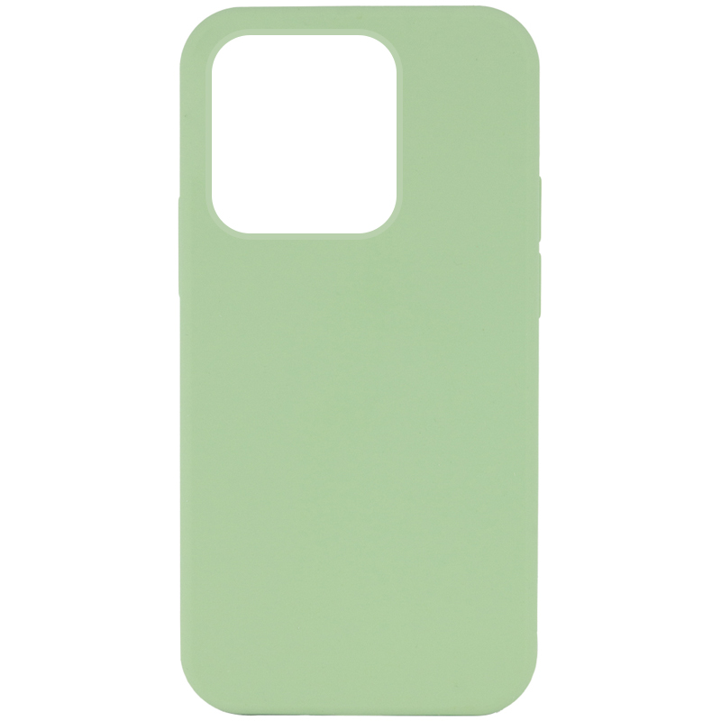 Чохол Silicone Case Full Protective (AA) NO LOGO для Apple iPhone 14 Pro Max (6.7") (М'ятний / Mint)