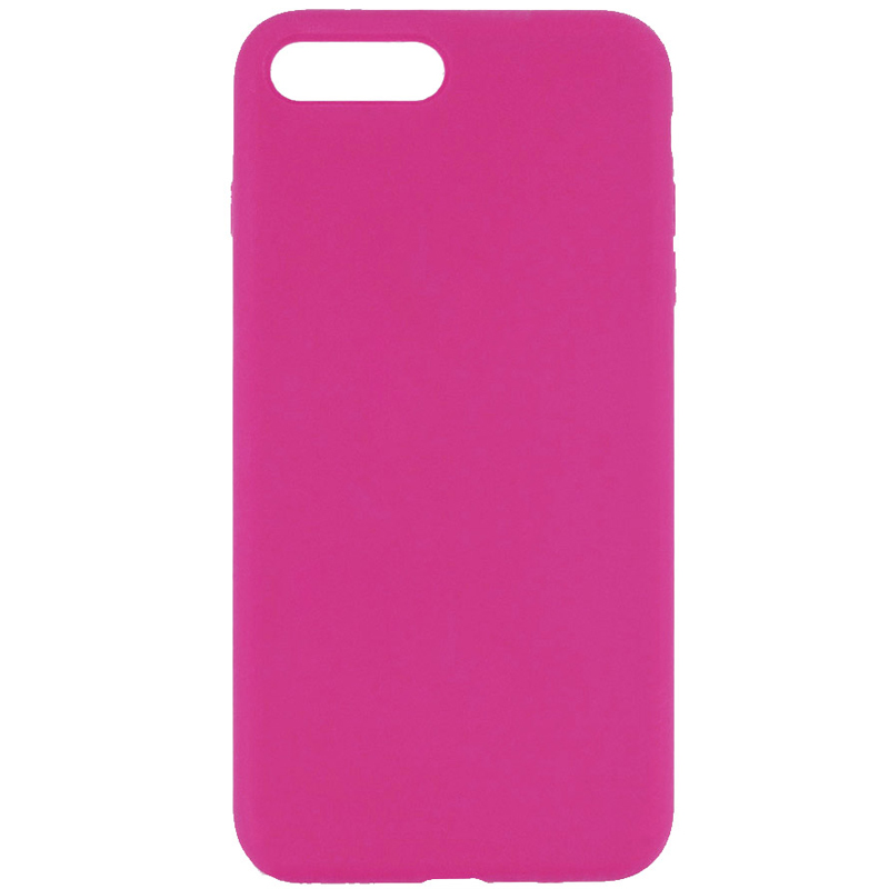 Чехол Silicone Case Full Protective (AA) NO LOGO для Apple iPhone 7 plus (5.5') (Малиновый / Dragon Fruit)