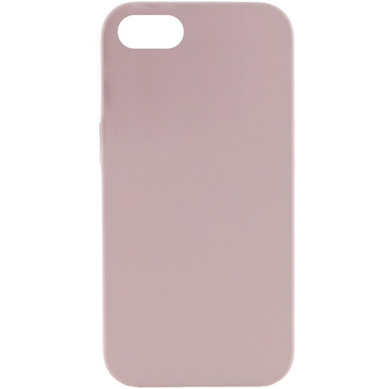 Чехол Silicone Case Full Protective (AA) NO LOGO для Apple iPhone SE (2020) (Серый / Lavender)