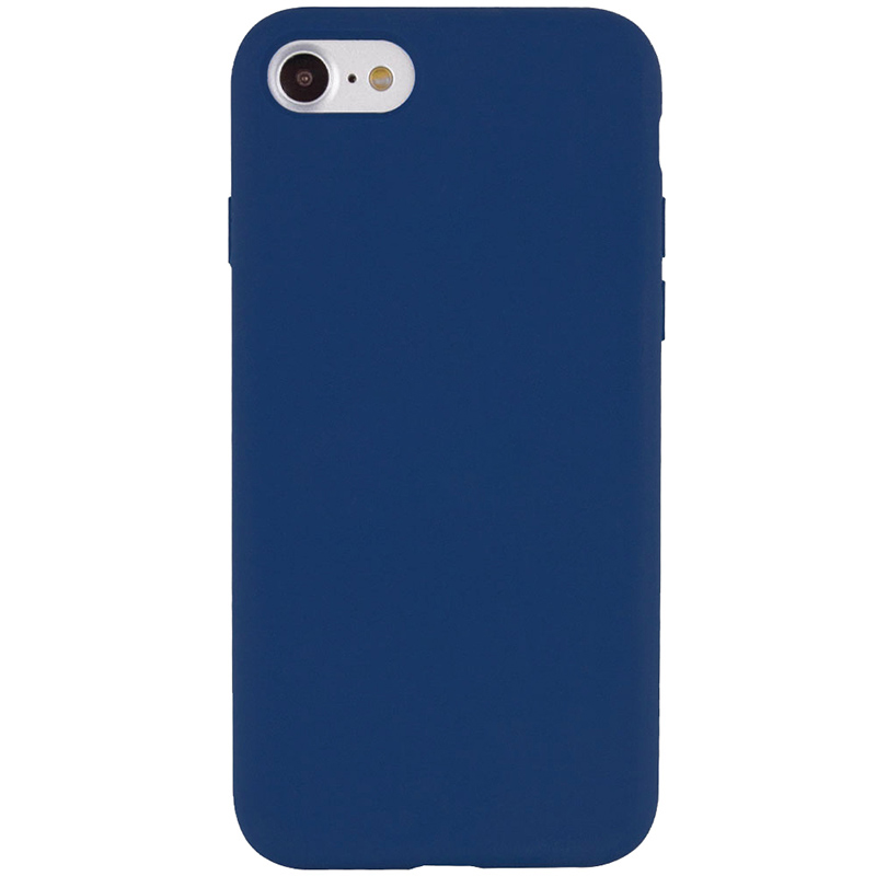 Чохол Silicone Case Full Protective (AA) NO LOGO для Apple iPhone SE (2022) (Синій / Deep navy)