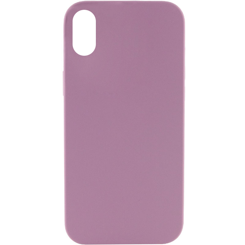 Чохол Silicone Case Full Protective (AA) NO LOGO для Apple iPhone XS Max (6.5") (Ліловий / Lilac Pride)