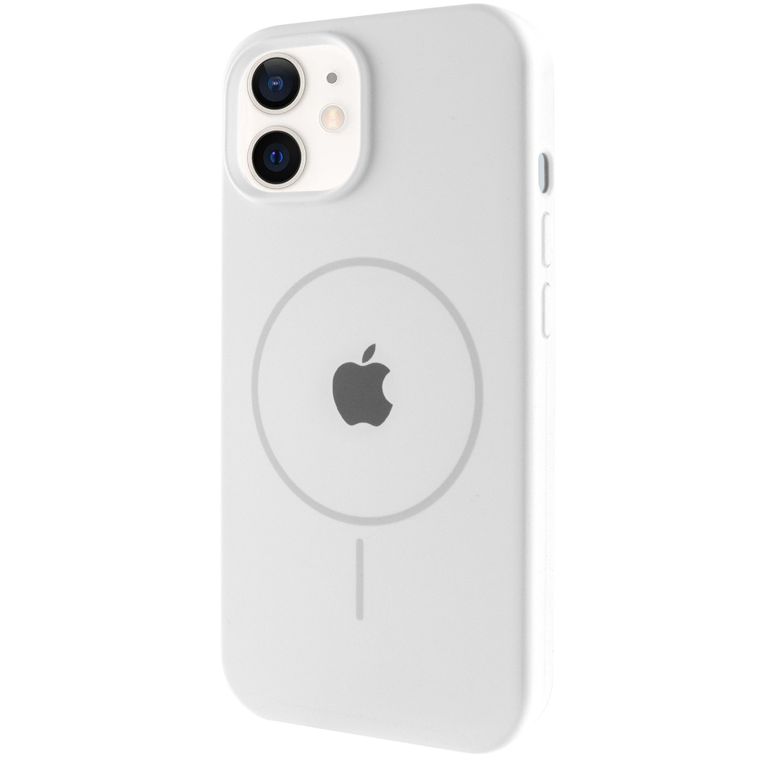 Чехол Silicone Case Full Protective (AA) with MagSafe для Apple iPhone 11 (6.1") (Белый / White)