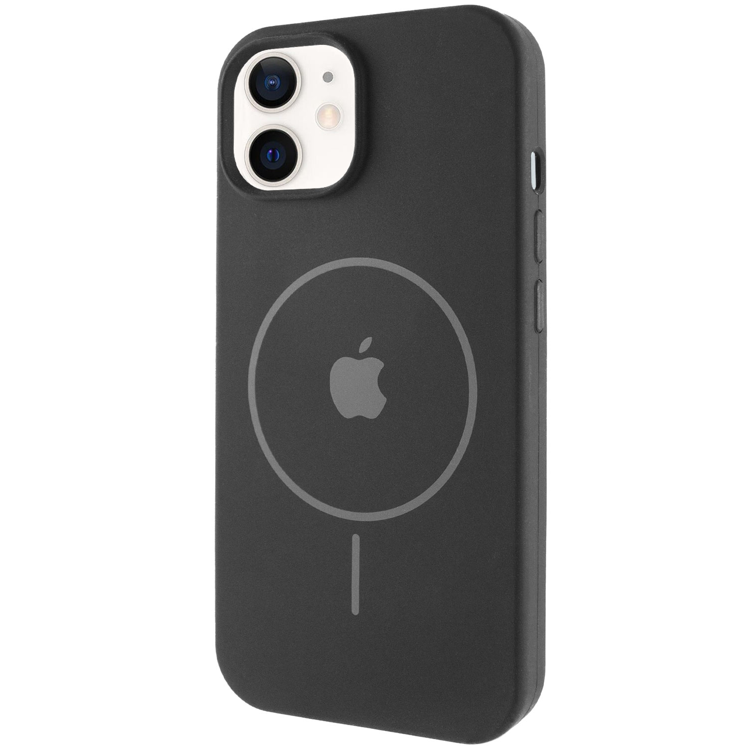 Чехол Silicone Case Full Protective (AA) with MagSafe для Apple iPhone 11 (6.1") (Черный / Black)
