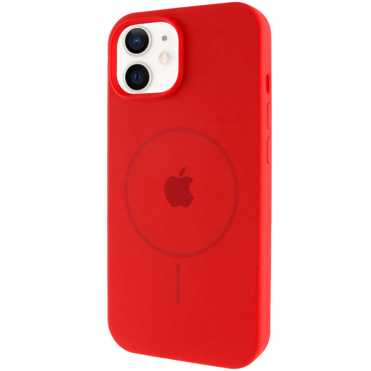 Чехол Silicone Case Full Protective (AA) with MagSafe для Apple iPhone 11 (6.1") (Красный / Red)