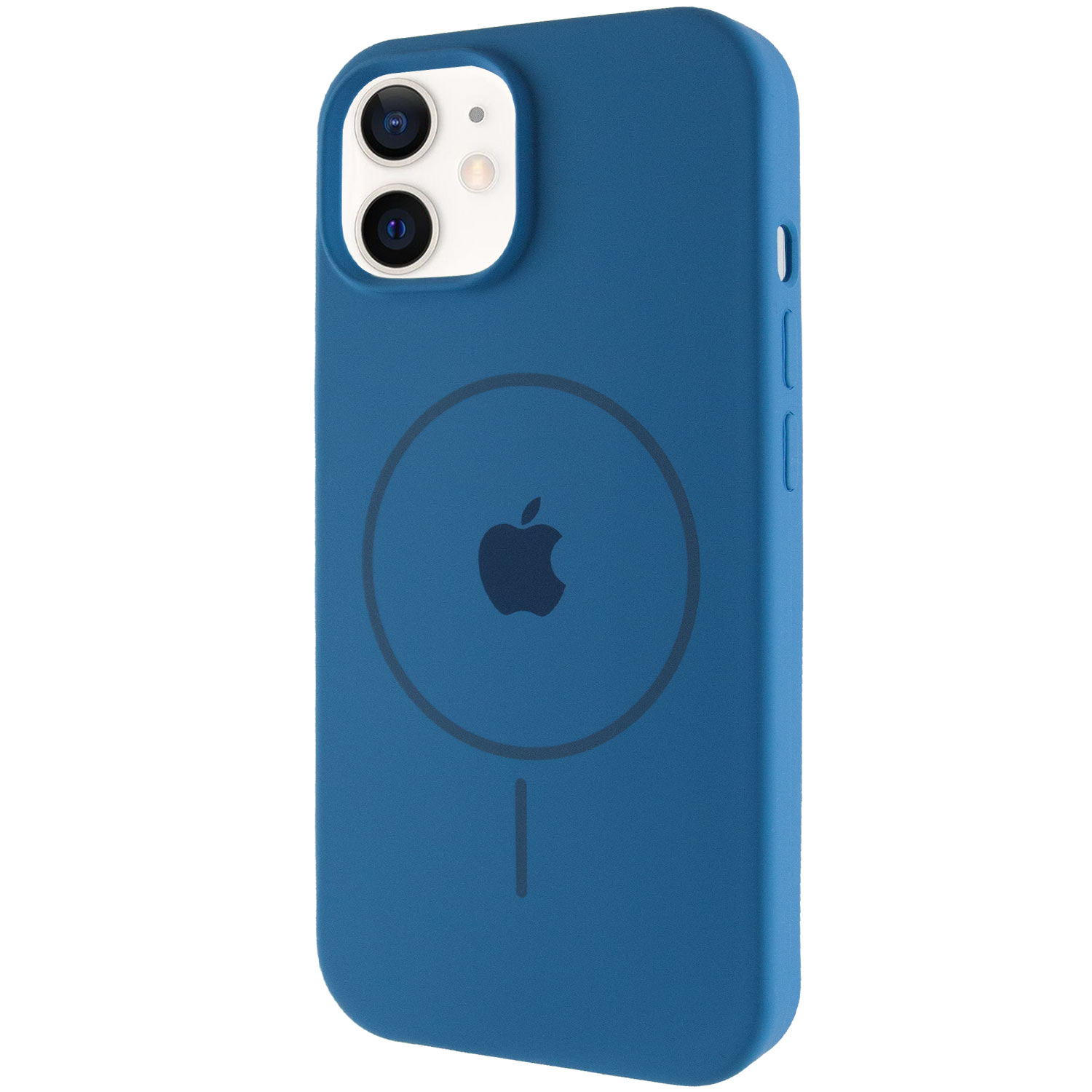 Чохол Silicone Case Full Protective (AA) with MagSafe для Apple iPhone 11 (6.1") (Синій / Denim Blue)
