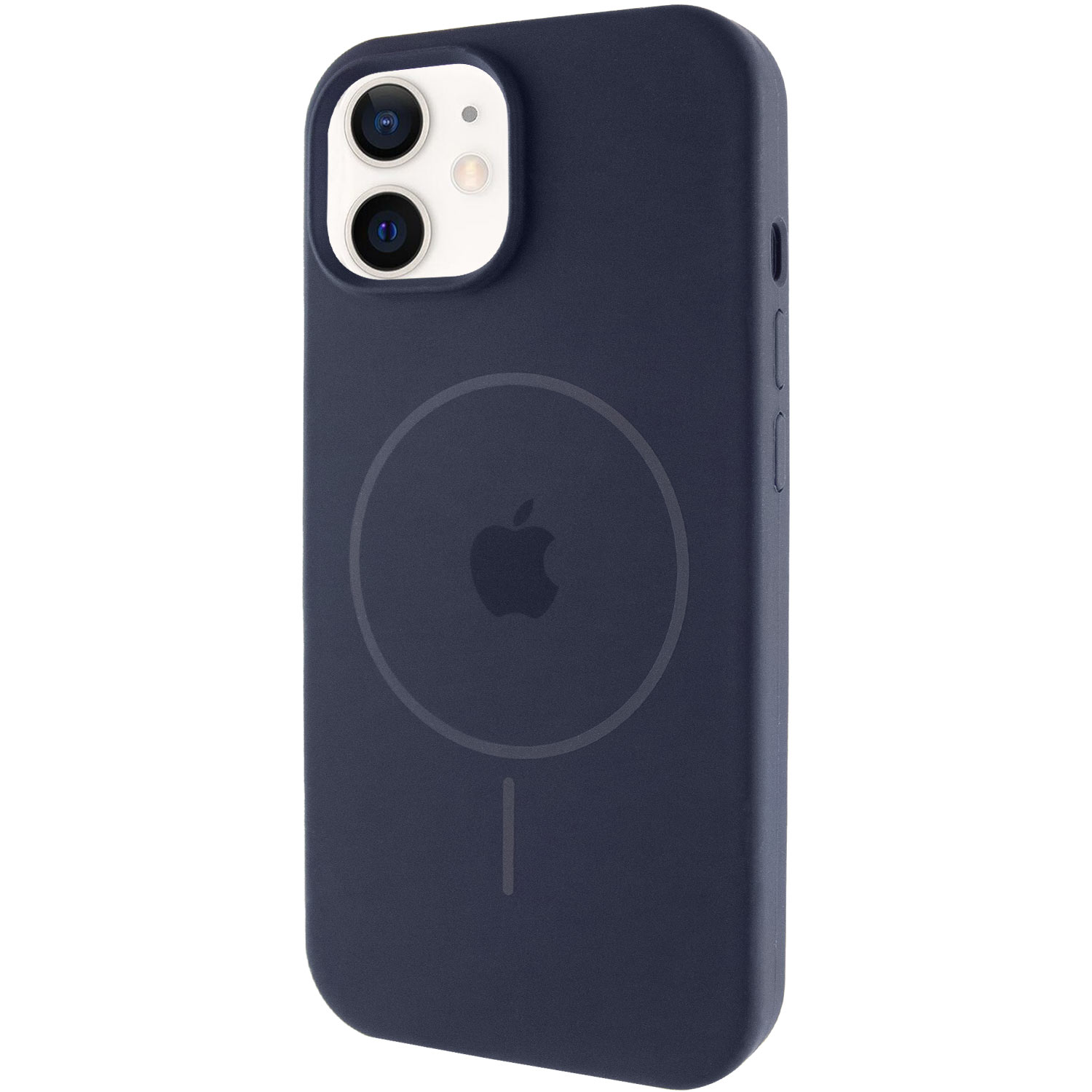 Чохол Silicone Case Full Protective (AA) with MagSafe для Apple iPhone 11 (6.1") (Темно-синій / Midnight blue)