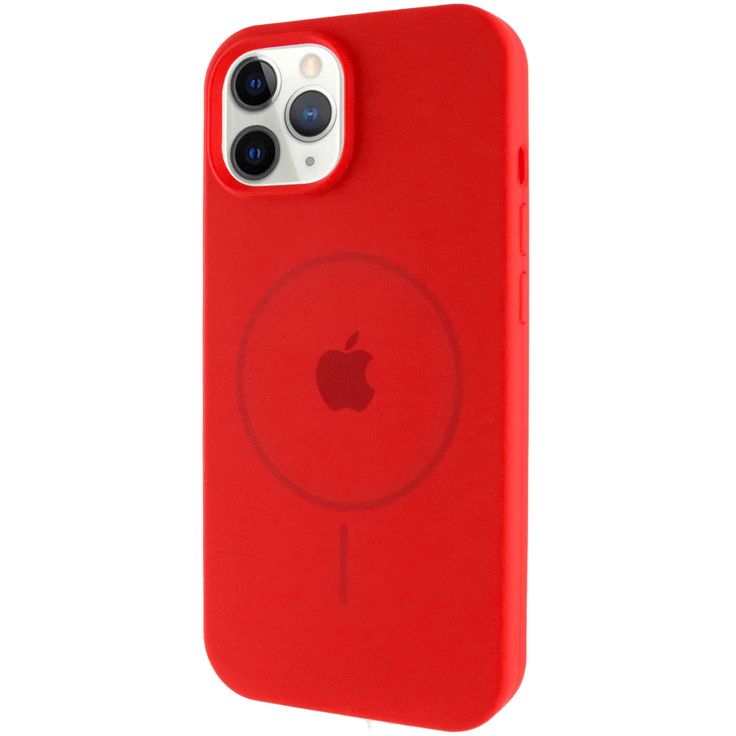 Чохол Silicone Case Full Protective (AA) with MagSafe для Apple iPhone 11 Pro Max (6.5") (Червоний / Red)