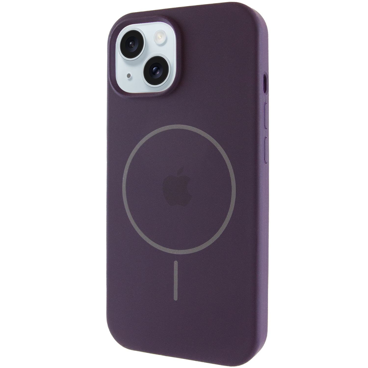 Чехол Silicone Case Full Protective (AA) with MagSafe для Apple iPhone 13 (6.1") (Фиолетовый / Elderberry)