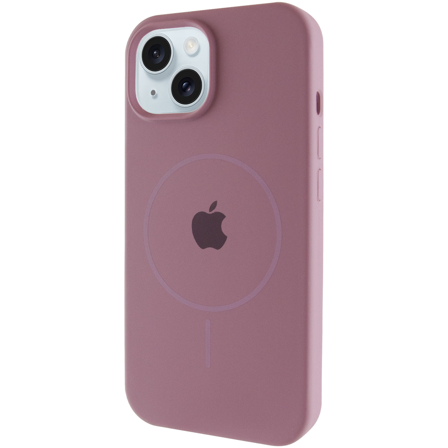 Чехол Silicone Case Full Protective (AA) with MagSafe для Apple iPhone 14 (6.1") (Лиловый / Lilac Pride)
