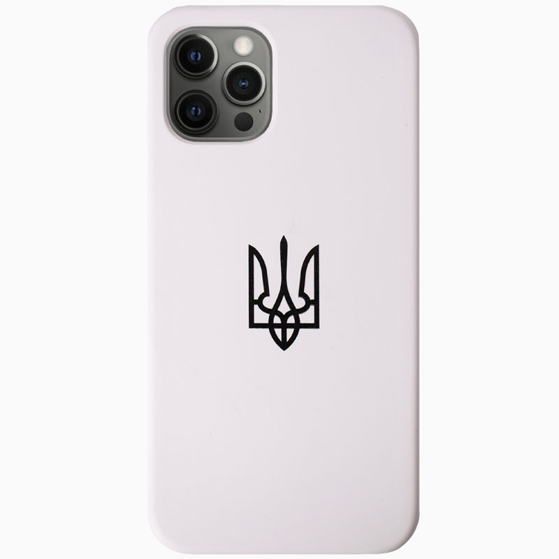 Чохол Silicone Case Patriot series для Apple iPhone 13 Pro Max (6.7") (White)