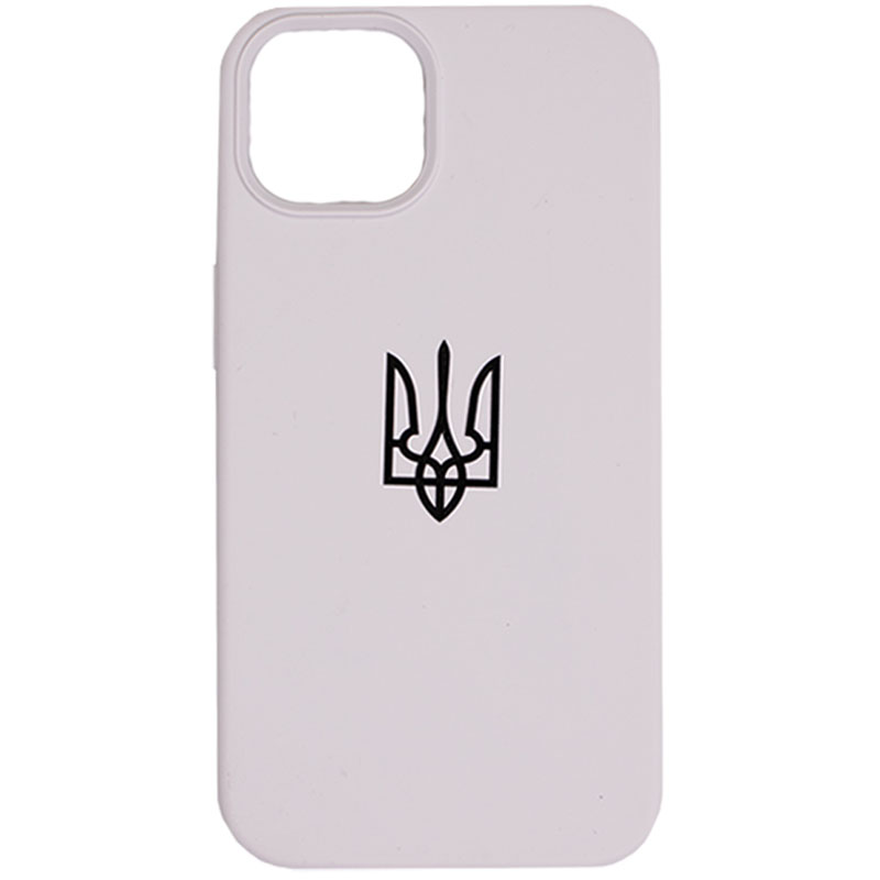 Чохол Silicone Case Patriot series для Apple iPhone 14 (6.1") (White)