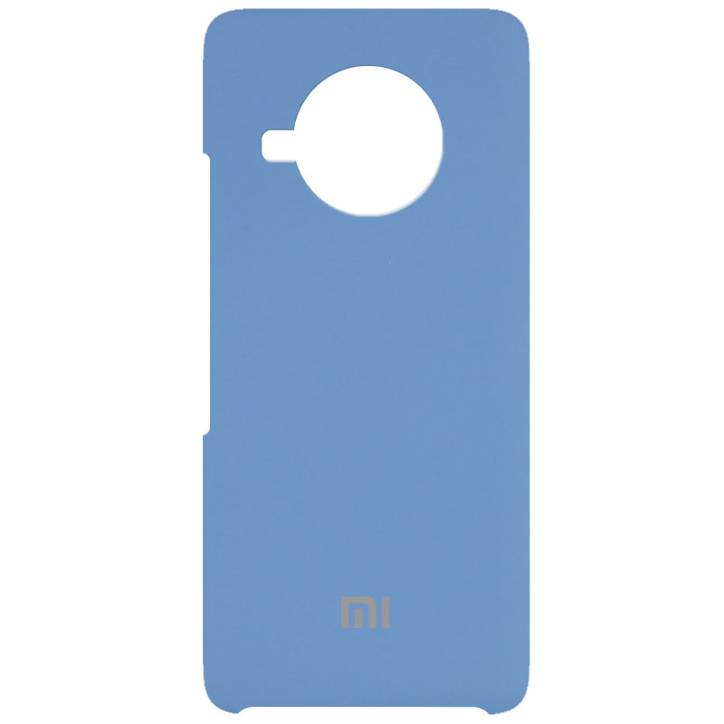 Чехол Silicone Cover (AAA) для Xiaomi Mi 10T Lite (Синий / Denim Blue)