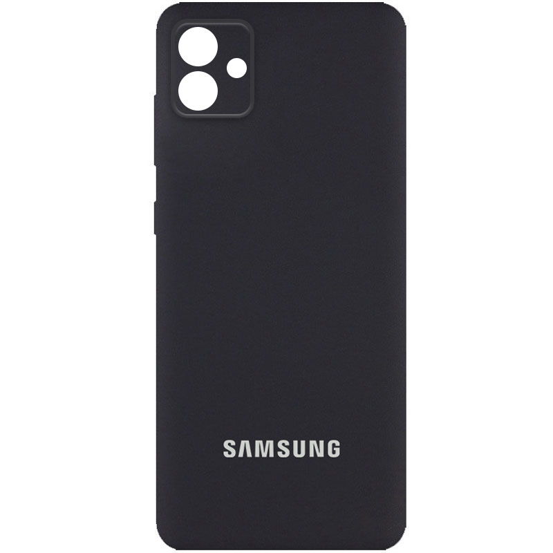 Чохол Silicone Cover Full Camera (AA) для Samsung Galaxy A04 (Чорний / Black)